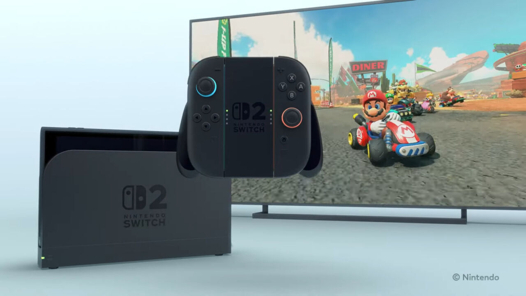 Bild aus der Switch 2-Präsentation mit dem neuen Mario Kart