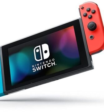 Bild des Bildschirms durch den Joycon der Nintendo-Konsole